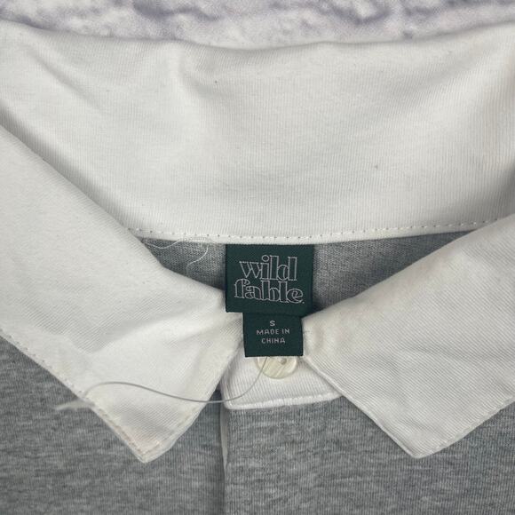 J1570 Wild Fable Oversized Rugby Polo Size Small - Picture 3 of 9